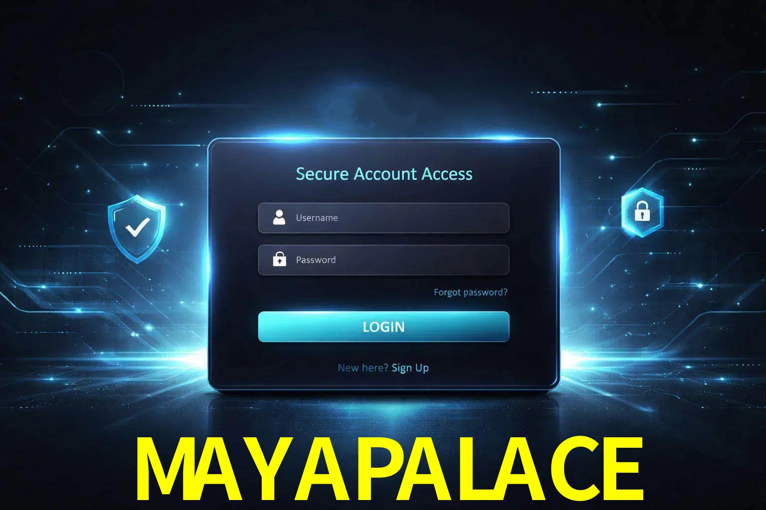 Pantalla de inicio de sesión de cuenta MAYAPALACE para usuarios en México